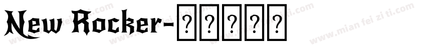 New Rocker字体转换